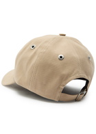Ami Paris Logo-embroidered Cotton cap - Beige - One Size
