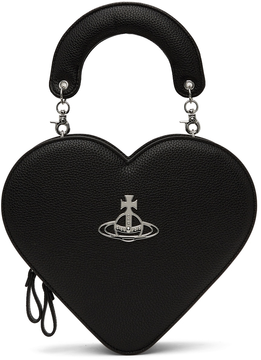 Vivienne Westwood Heart Bag Black Python –