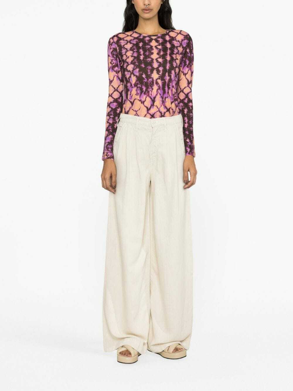 Pantalon Chino Crop Taille Haute MOTHER – Taille 26 – Couleur Red Gold – Neuf Avec étiquettes
