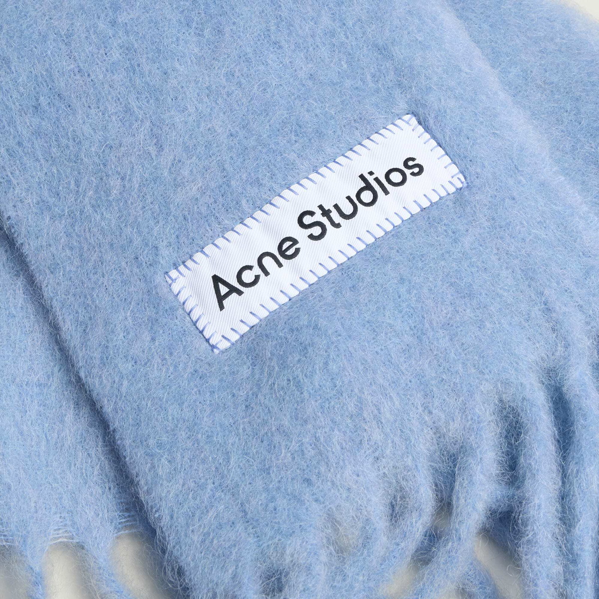 Acne Studios Women's Vally Skinny Scarf in Light Blue