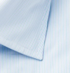 Sid Mashburn - Cutaway-Collar Pinstriped Cotton-Poplin Shirt - Multi