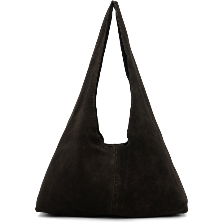 Photo: St. Agni Brown Suede Soft Bag