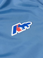 Maison Kitsuné - K-Way Claude Logo-Appliquéd Ripstop Hooded Jacket - Blue