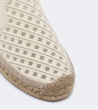 Brunello Cucinelli Monili suede-trimmed canvas espadrilles