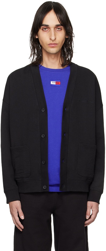 Photo: Tommy Jeans Black Embroidered Cardigan