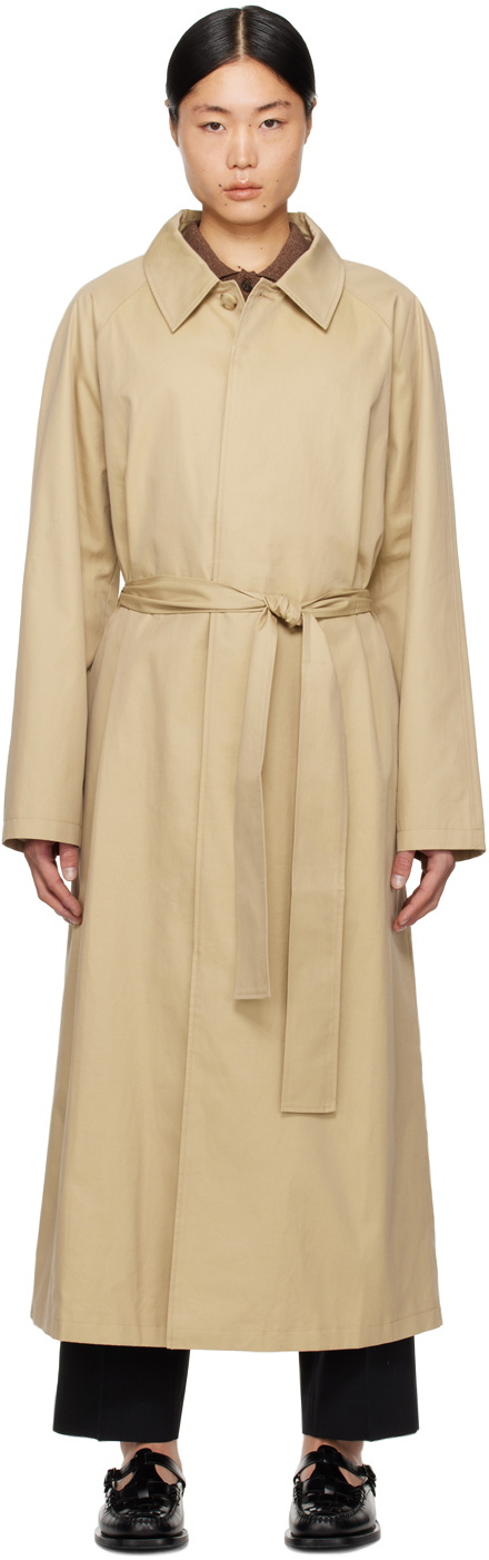 BELTED TRENCH COAT RAGLAN_BEIGE