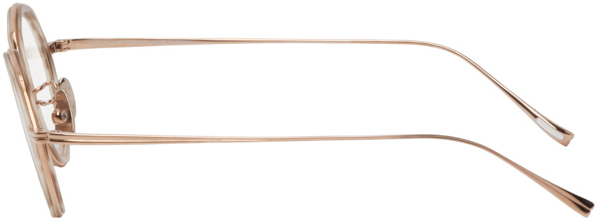 YUICHI TOYAMA. Rose Gold F.Brandt Glasses