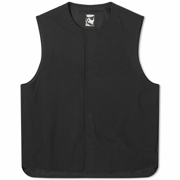 Photo: GR10K Men's Drawcord Padded Vest in Black