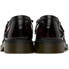 Dr. Martens Burgundy Adrian Arcadia Leather Tassel Loafers