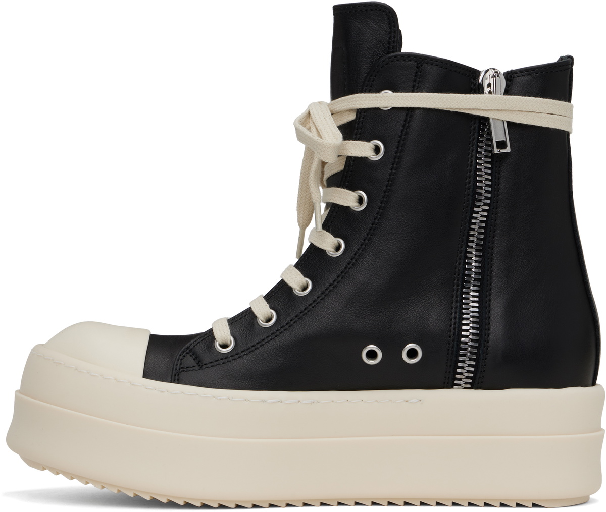 【RICK OWENS】Hollywood Mega Bumper Sneaks スニーカー Rick Owens Black Hollywood Mega Bumper Sneakers Rick Owens