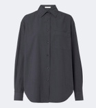 The Row Ludao cotton and silk shirt