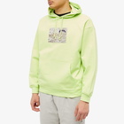 PACCBET Men's Gothic Popover Hoody in Lime