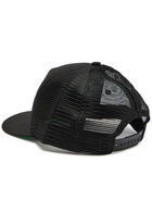 Rhude Fumar Logo Mesh and Woven cap - Black - One Size