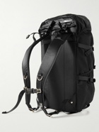 Master-Piece - Leather-Trimmed Nylon-Twill Backpack