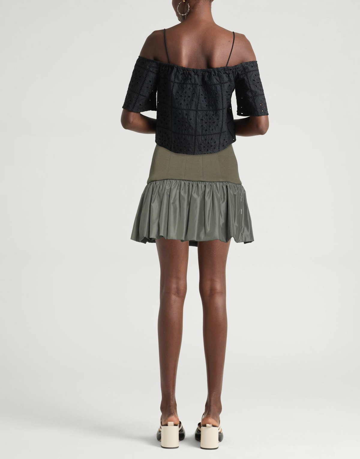 Jijil Womens Mini skirt Military in Green