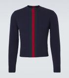 Gucci Web Stripe wool sweater