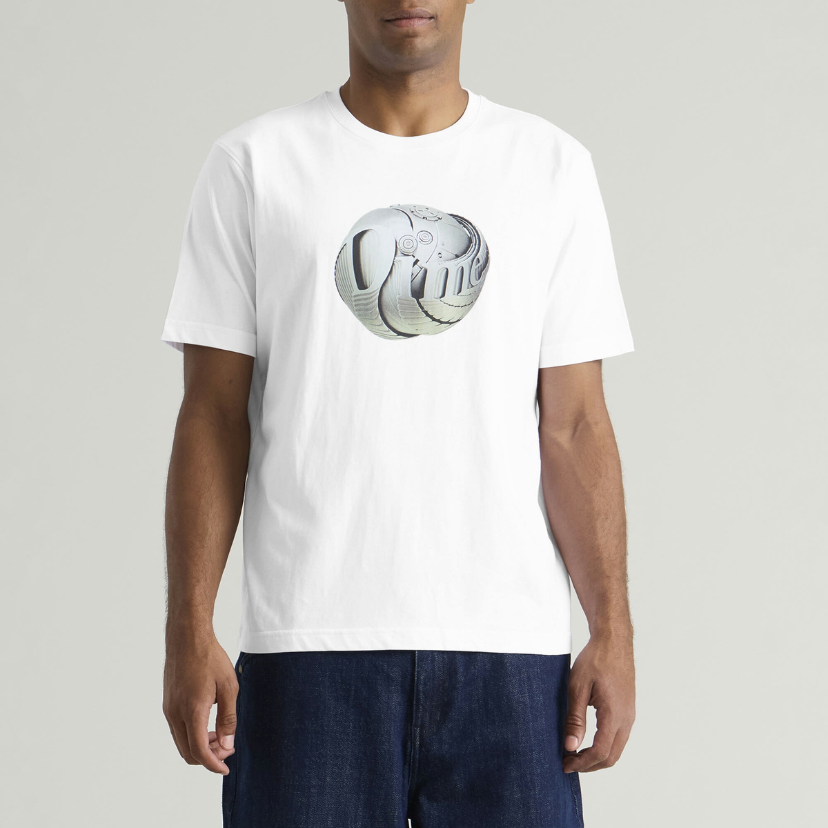 Dime Men's Classic Future T-Shirt in White