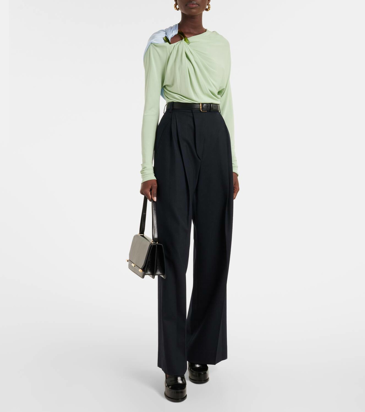 Victoria Beckham 202 Small leather crossbody bag