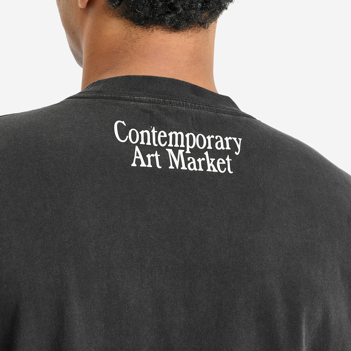 MARKET Men's Infinity Bear T-Shirt in Washed-Black