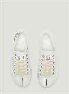 Tabi Low-Top Canvas Sneakers in White