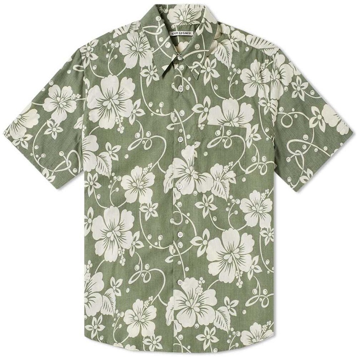 Photo: Our Legacy Short Sleeve Initial Shirt Green