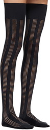 FAL-ASH Black Striped Socks