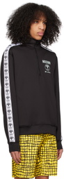 Moschino Black Bonded Sweatshirt