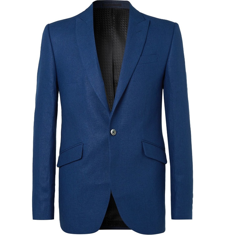 Photo: Favourbrook - Evering Newport Slim-Fit Linen Suit Jacket - Blue