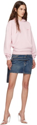 Coperni Pink Logo Hoodie