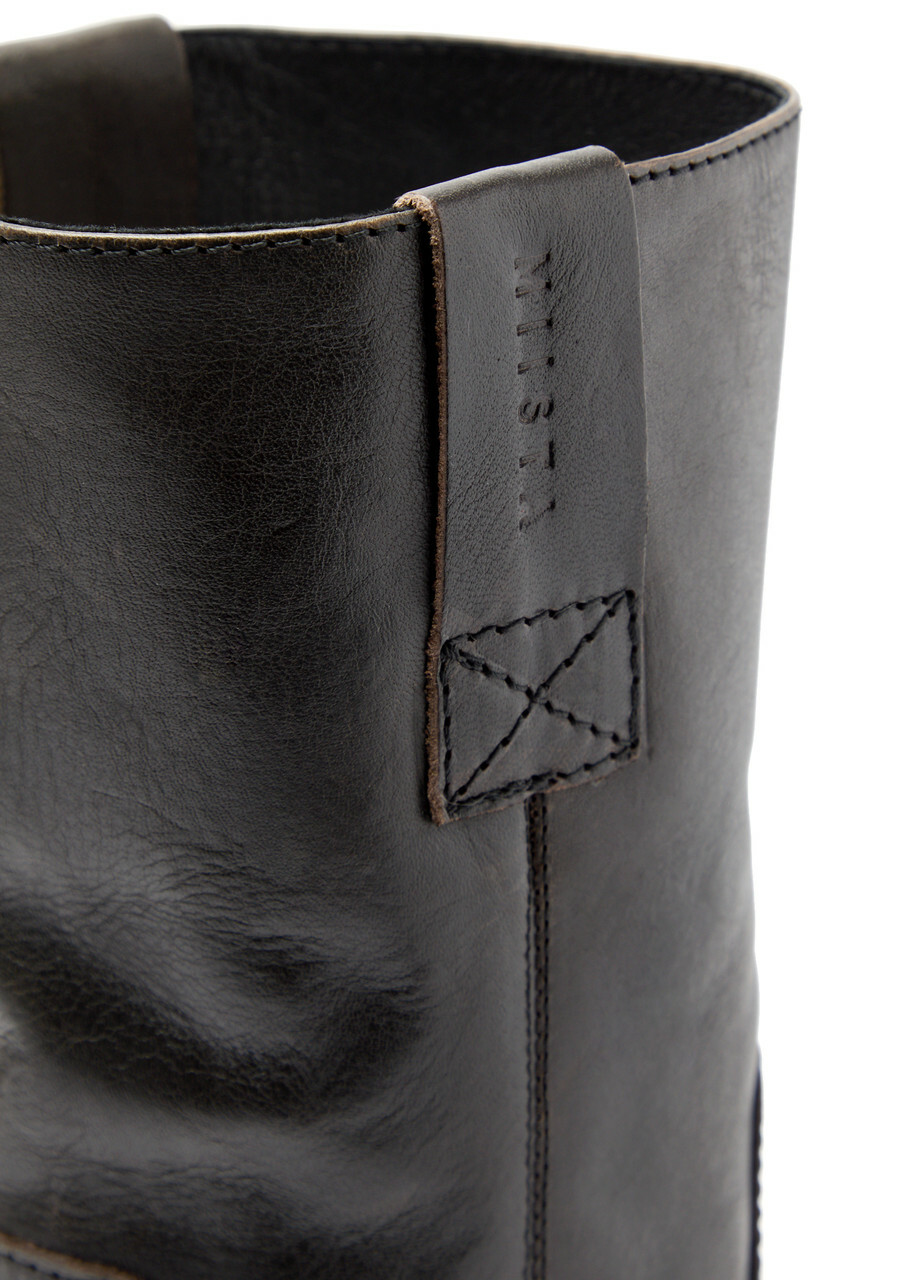 Miista Aron Leather Ankle Boots Brown