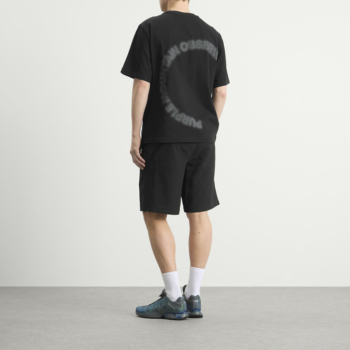 Purple Mountain Observatory Men's Orbital T-Shirt in Black