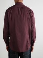 Massimo Alba - Striped Cotton Shirt - Burgundy