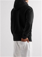 Save Khaki United - Garment-Dyed Supima Cotton-Jersey Hoodie - Black