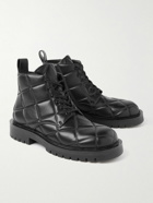 Bottega Veneta - Quilted Leather Boots - Black