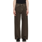 Sunflower Brown Wide Twist Jeans
