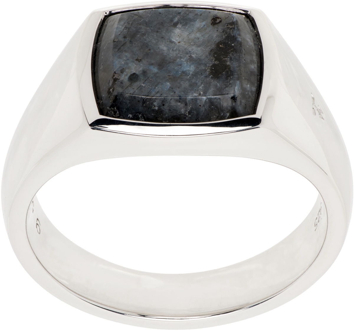 Tom Wood - Shelby 9-Karat Gold Smoky Quartz Signet Ring - Gold Tom