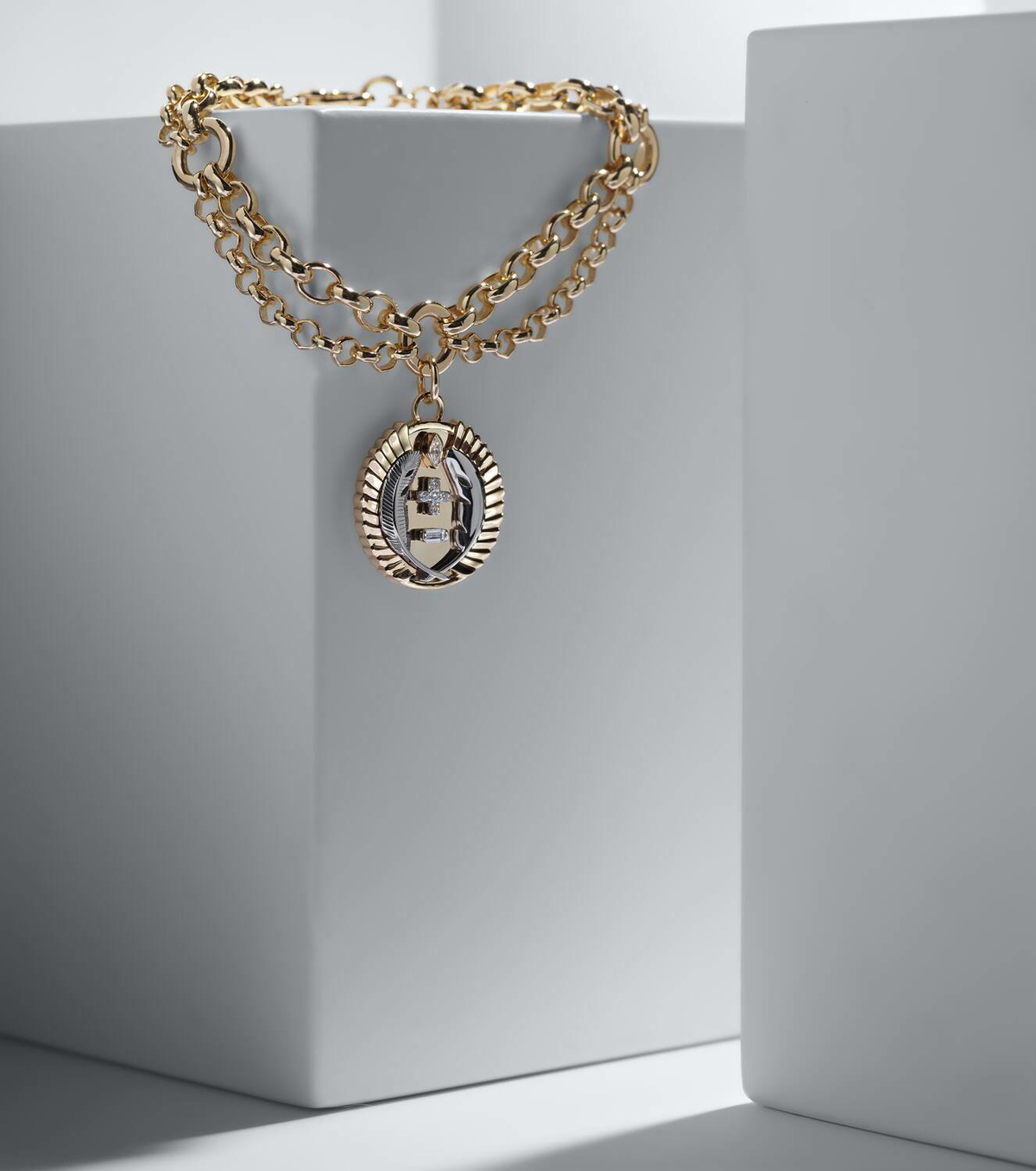 FoundRae Vivacity 18kt gold bracelet with diamonds