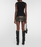 Dion Lee Cutout cotton-blend top