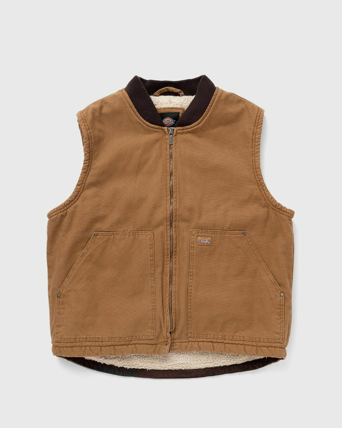 Dickies Dickies Duck Canvas Vest Brown - Mens - Vests Dickies