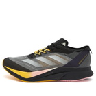 Adidas Men's Adizero Boston 12 M in Core Black/Zero Met/Spark