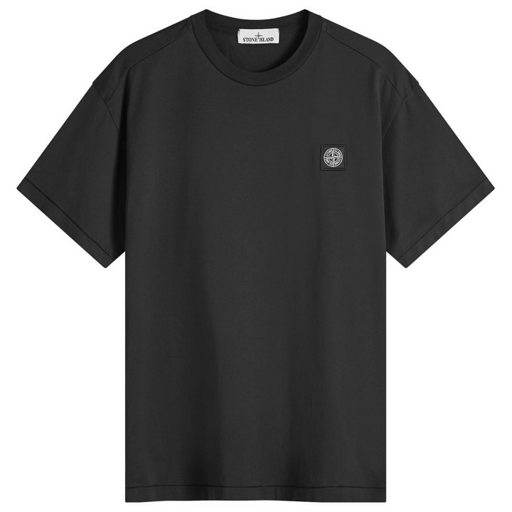 Photo: Stone Island Men's Patch T-Shirt in Black