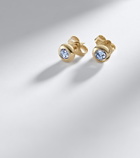 David Yurman Pavé 18kt gold earrings with tanzanites