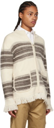 Junya Watanabe Off-White Comme des Garçons Edition Striped Sweater