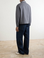 FRAME - Cotton-Blend Trucker Jacket - Gray