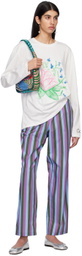 Caro Editions Blue Fleur Trousers