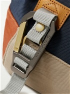 Master-Piece - Link Leather-Trimmed Colour-Block Nylon-Twill Belt Bag