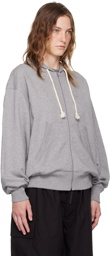 Acne Studios Gray Zip Hoodie