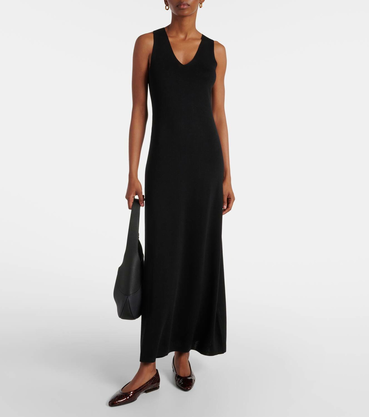Loro Piana Lyskamm silk maxi dress