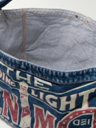 KAPITAL - Guiding Light Printed Denim Messenger Bag