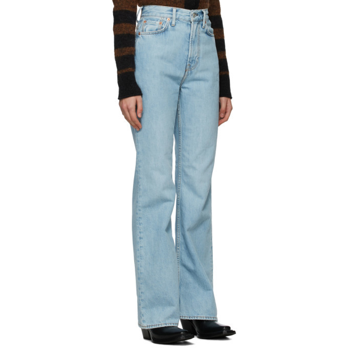 Acne Studios Blue Bootcut Fit Jeans Acne Studios